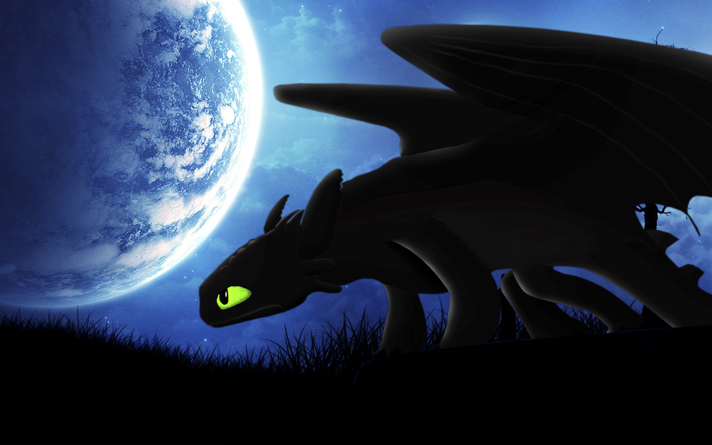 Request: Night Fury Toothless Wallpaper by BlueDragonHans on DeviantArt