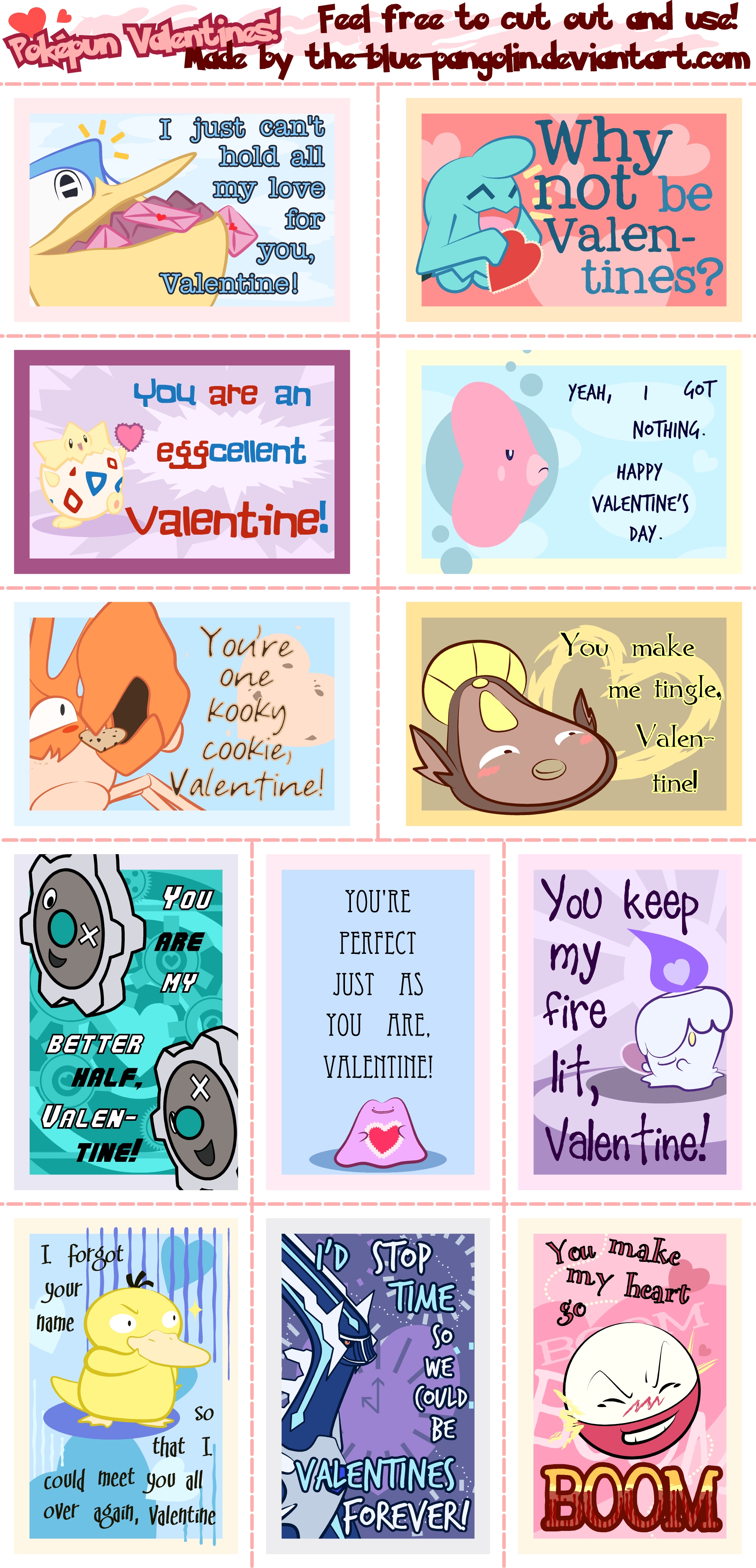 Pokemon Valentines 2013 by TheBluePangolin on DeviantArt