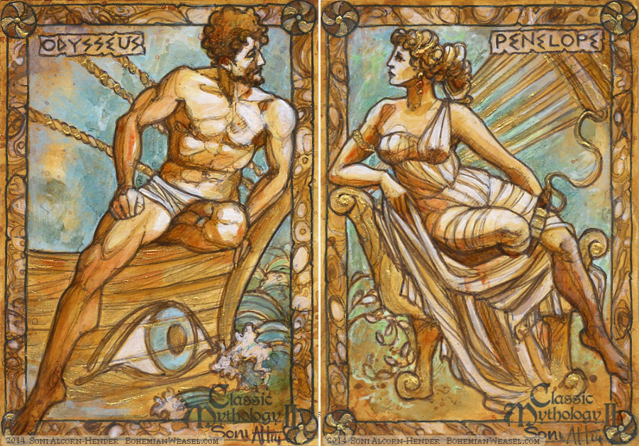 Odysseus and Penelope by BohemianWeasel