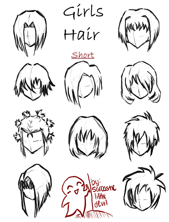 Hair styles for girls -short- by SarcasticLittleDevil on ...