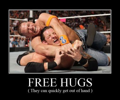 Free hugs can be dangerous