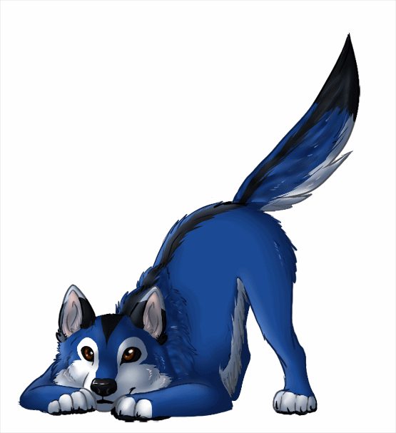 ..: Happy Tail Wagging - Animation Try :.. by Freewolf7