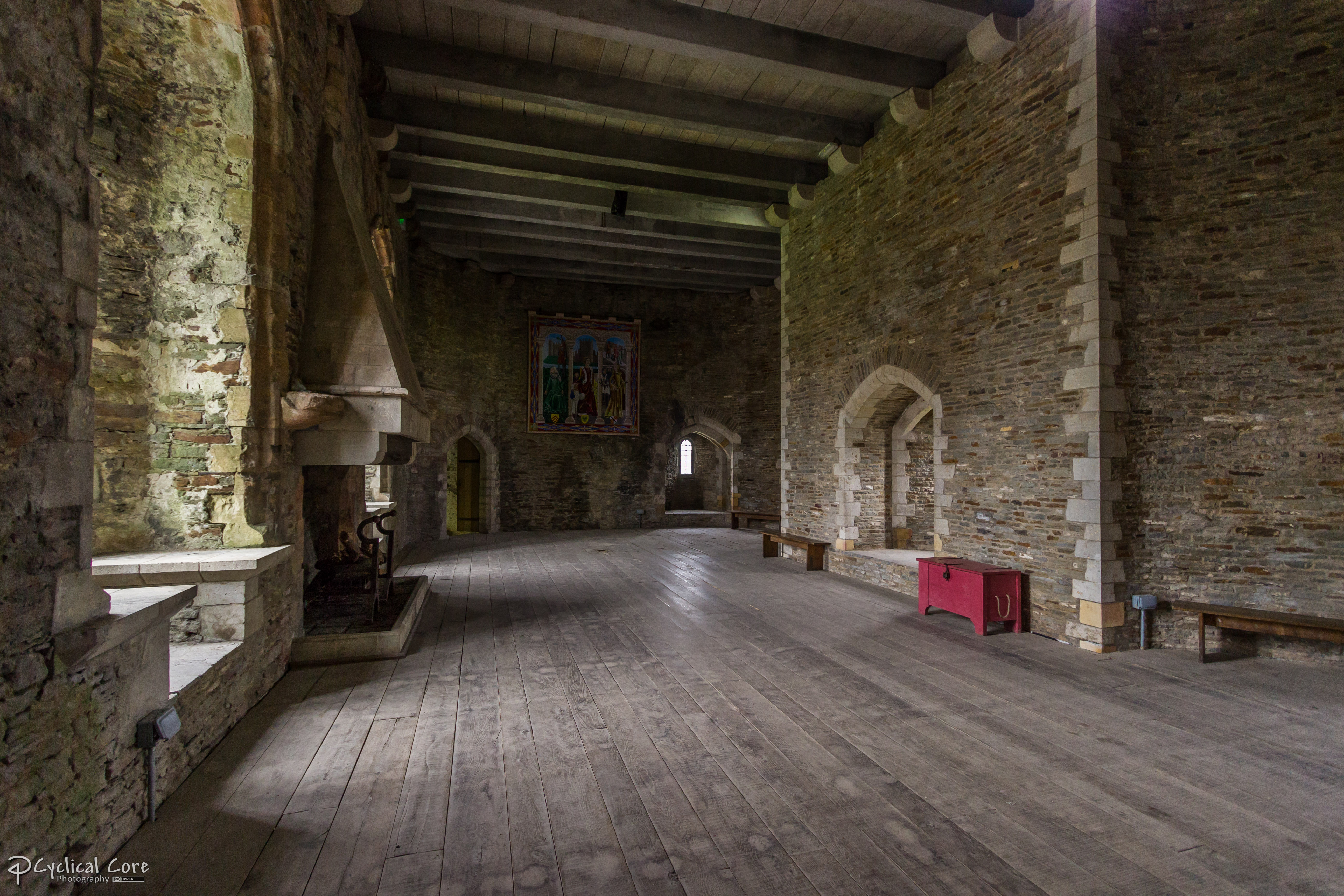 Caerphilly Castle - Interior Room by CyclicalCore on DeviantArt