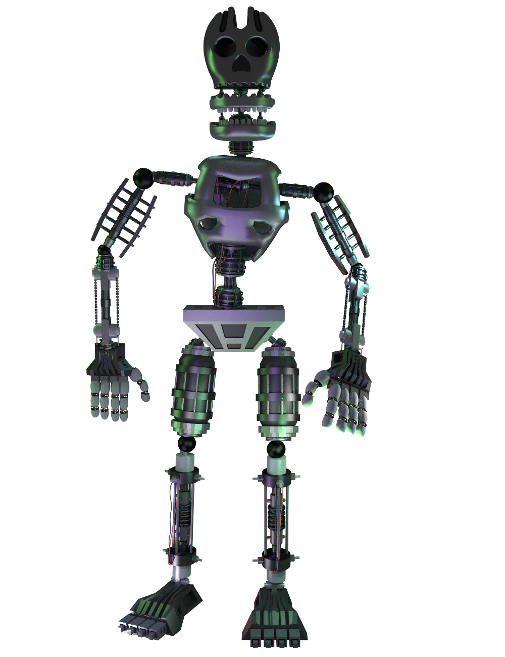 FNAF 4Spring Endoskeleton by MichaelV on DeviantArt