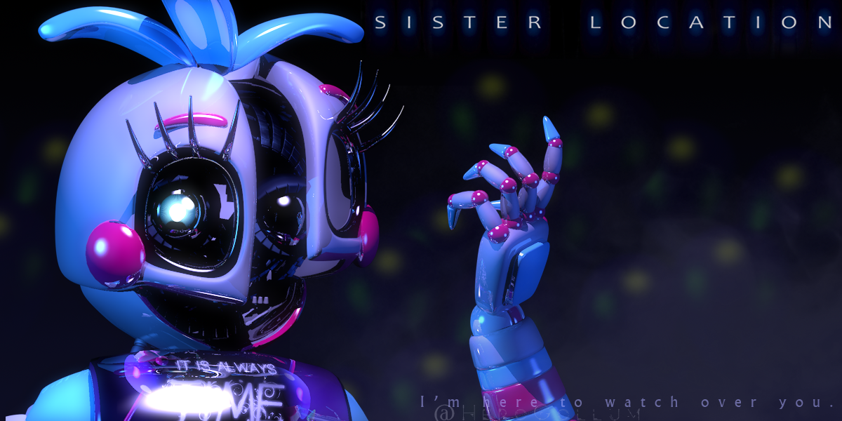 Funtime Chica Teaser Render (Fanmade) by HeroGollum on