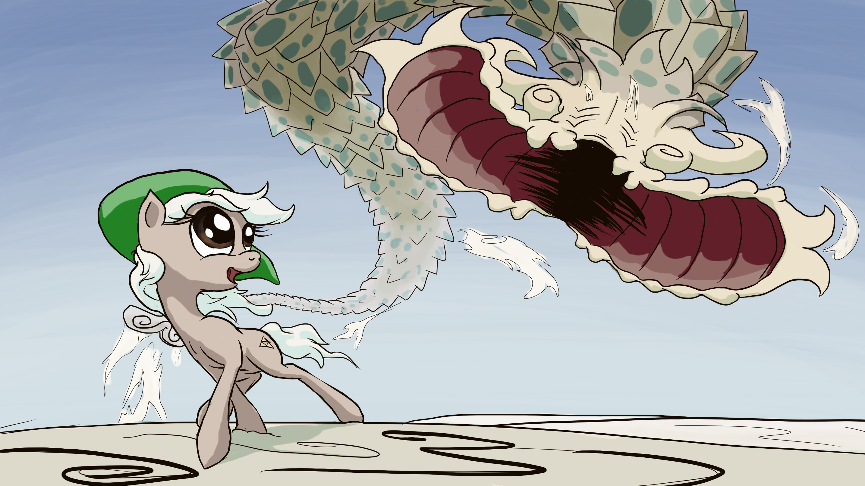 epone_and_giant_worm_thing_by_aaronmk-d8