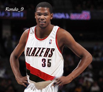 kevin durant blazers jersey