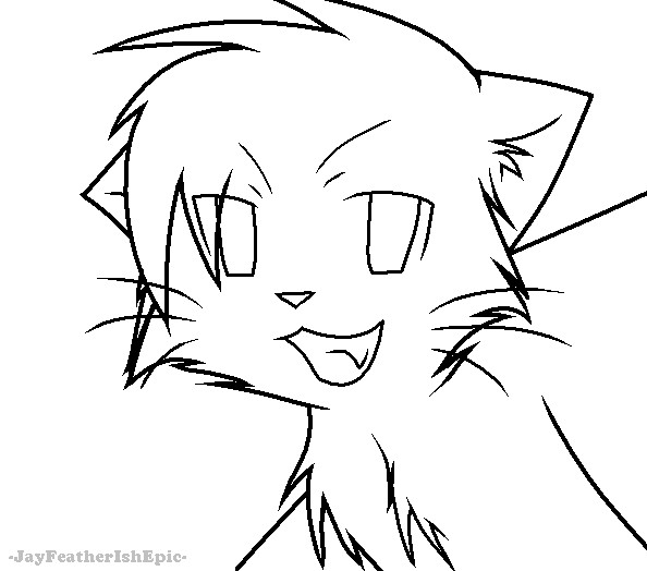 warrior cat cartoon coloring pages - photo #26
