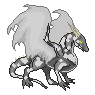 Dragon Icon Silver Spotted by RavensMourn