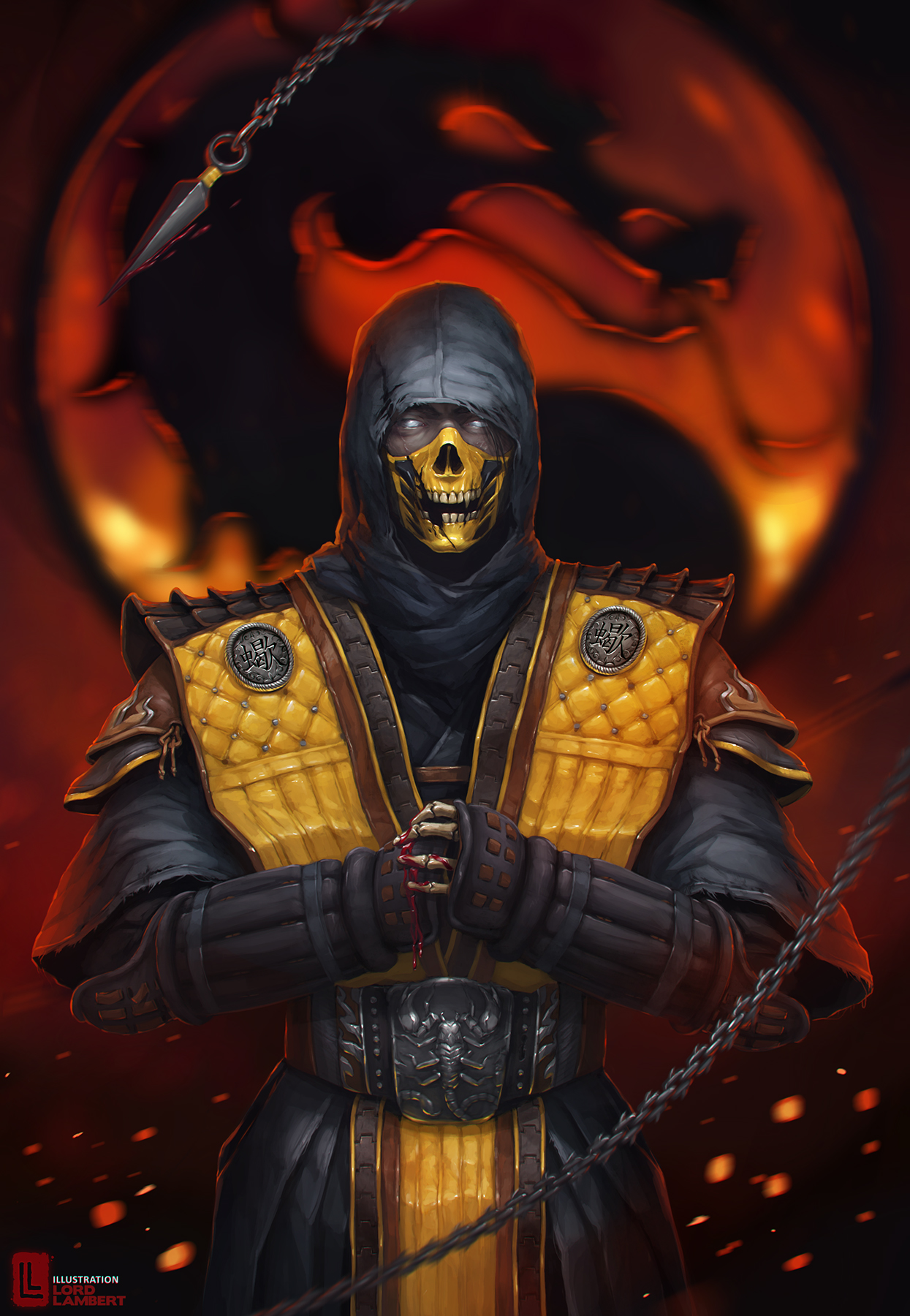 [OC fanart] Mortal Kombat - Rose 01 by Deydranos on DeviantArt