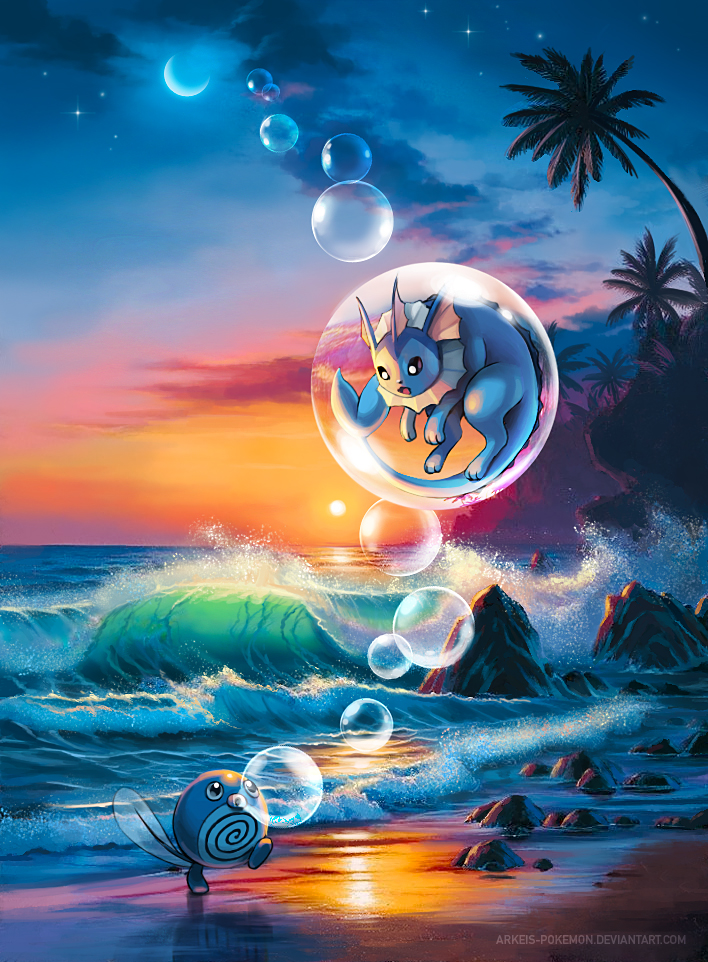 evening_at_the_beach_by_arkeis_pokemon-d