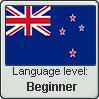 New Zealand English language level BEGINNER by TheFlagandAnthemGuy