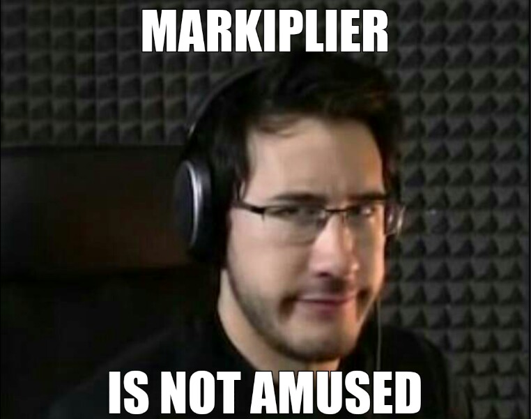 Markiplier is not amused by Falcolove on DeviantArt