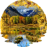 Lake on Autumn by KmyGraphic