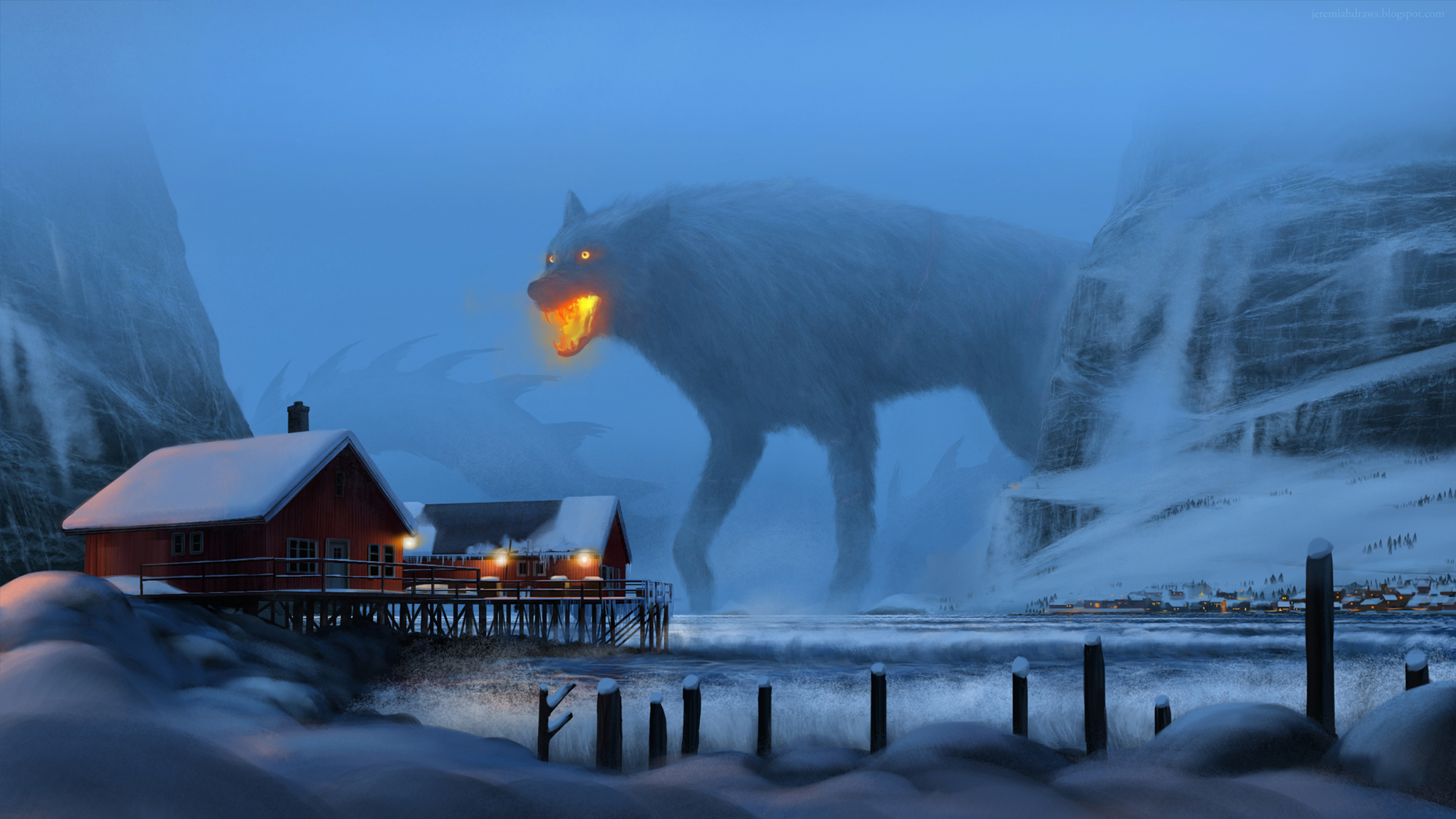 Fenris Wolf by J-Humphries on DeviantArt