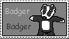 badger stamp by coldex
