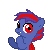 Thunder Cobalt Clapping pony icon