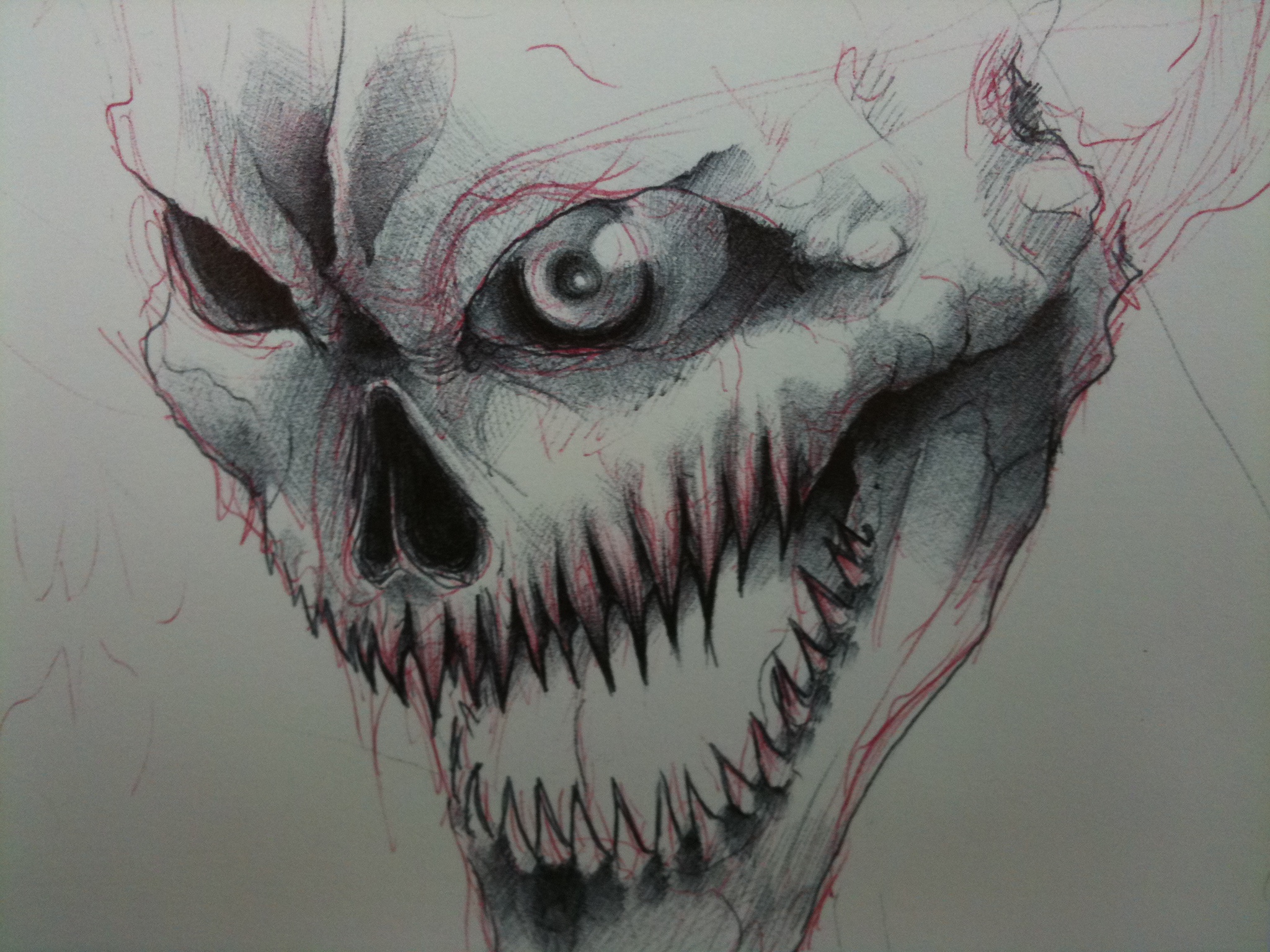 evil skull by shin0den on DeviantArt