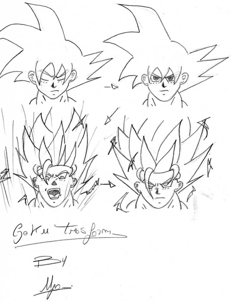 goku transformation project by ughito on DeviantArt