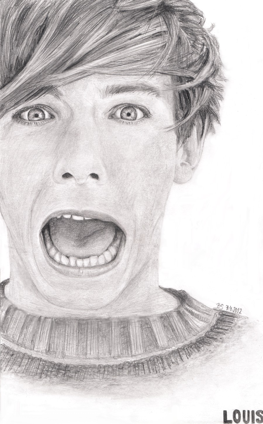 Louis Tomlinson - One Direction by Bree-Style on DeviantArt