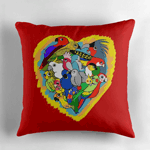 I heart parrots Pillow