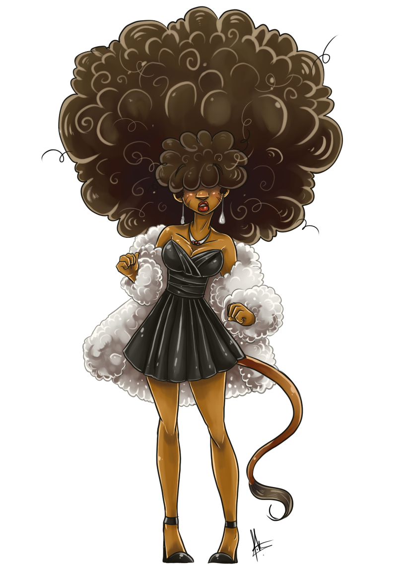Elegant Afro by yuramec on DeviantArt
