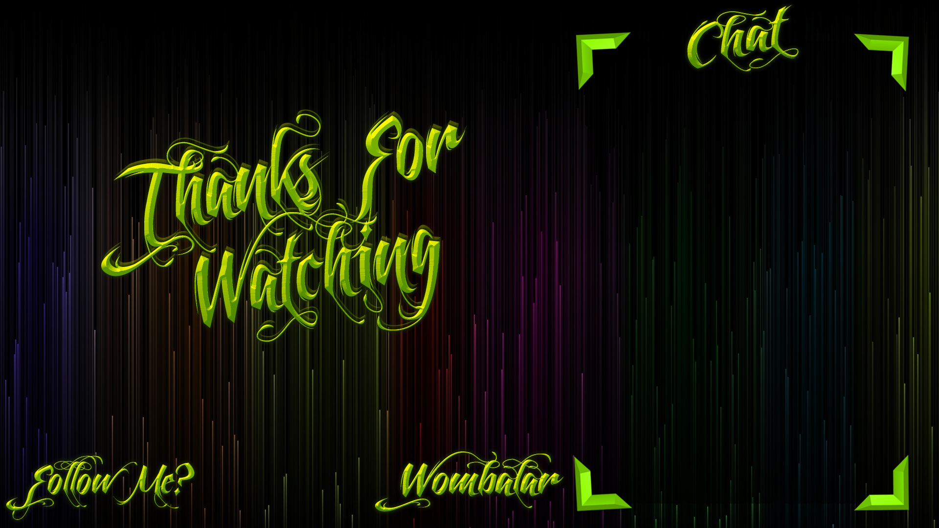 twitch ending screen by wombalar on deviantart