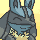 Pokemon Mystery Dungeon (PMD) - Lucario (happy)