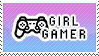 stamp. girl gamer by 6perator
