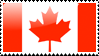 Canadian Flag Stamp by xxstamps
