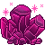Pixel: Pixel Crystal Gems~Rhodolite Garnet
