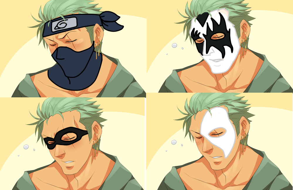 What is Zoro dressed as?