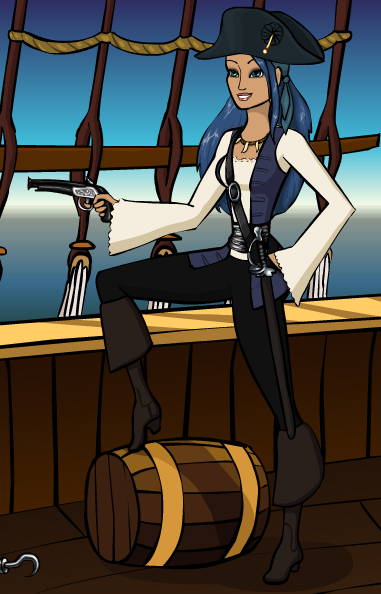 Sassy Dragon - Pirate Girl form by SassyDragon18 on DeviantArt