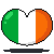 Irish Flag Heart Icon by Kiss-the-Iconist