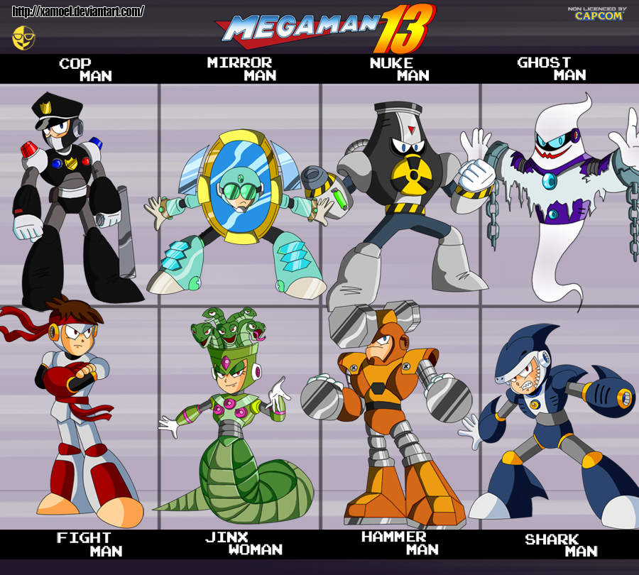 Megaman 13_Robot masters by XAMOEL on DeviantArt