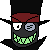 Villainous ~ Black hat icon (F2U)