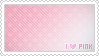 Stamp: I love Pink by apparate
