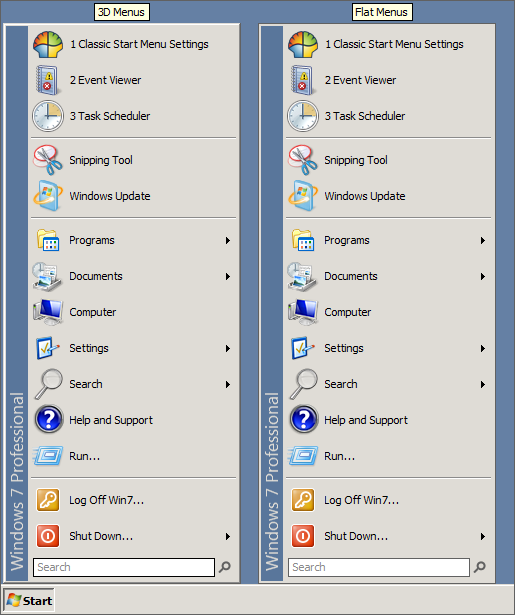 Classic AE 2.5.3 Start Menu Skin for Classic Shell by ...
